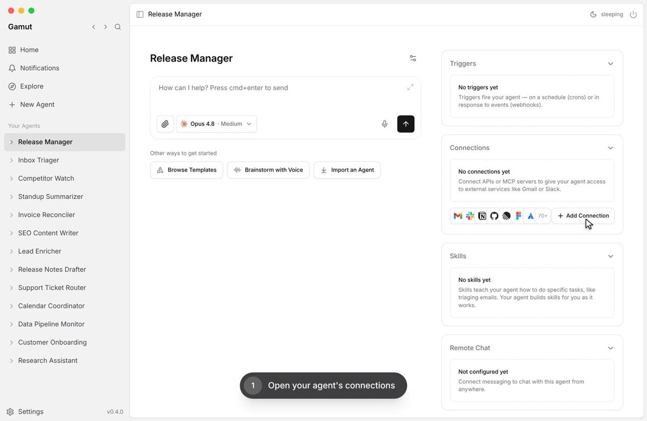 Connect LaunchDarkly MCP to a Gamut agent
